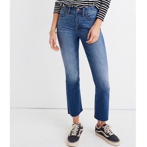 Madewell Cali Demi Boot Jeans in Gusset Wash